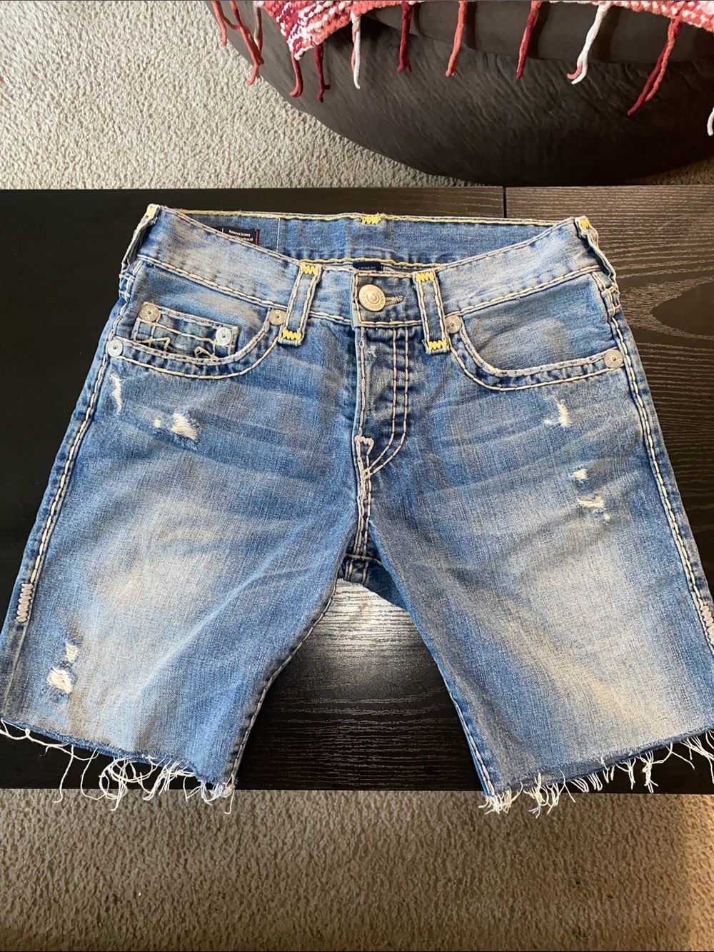 True religion Jean shorts súper T